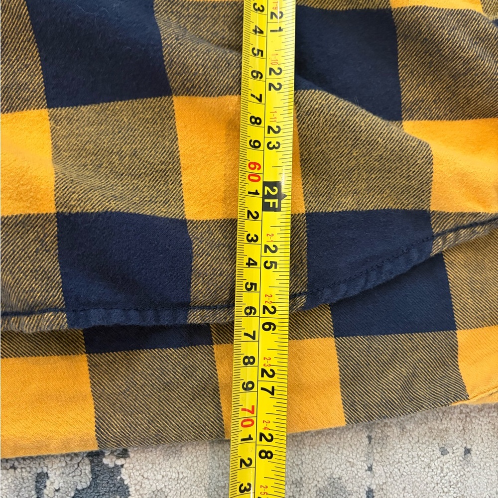 Vans Yellow and Black Checkered Flannel Shirt - Picture 3 of 6